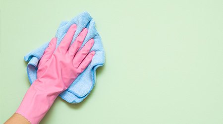 Clean the Surface or wall area if you need