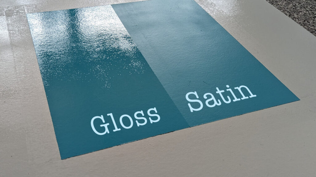 Satin vs Semi Gloss Paint in case of painting 