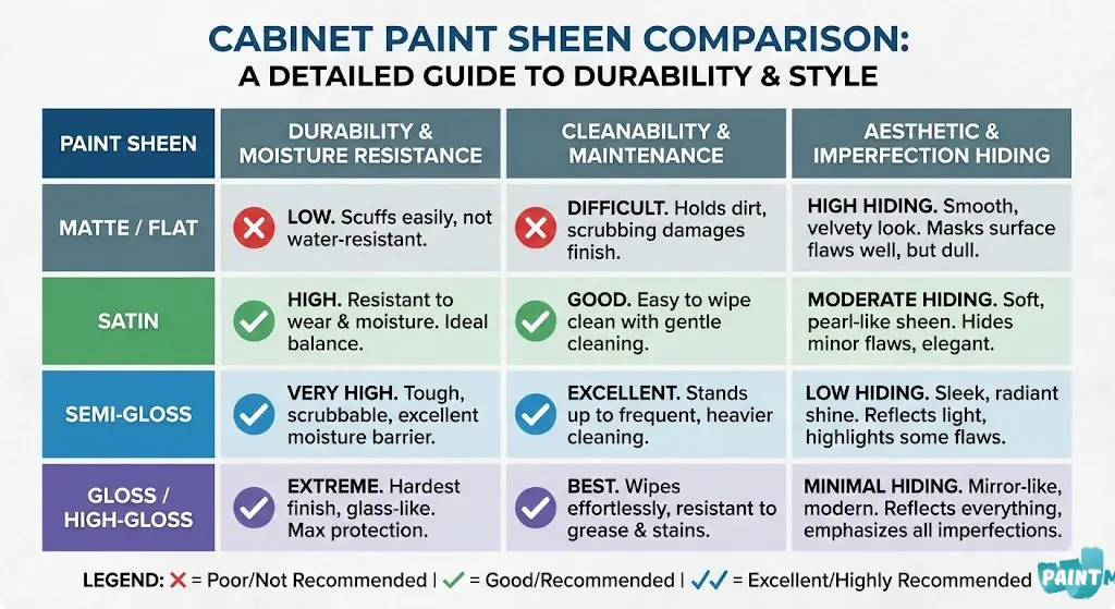 What Sheen Do You Paint Cabinets infographics Paintman NYCv2