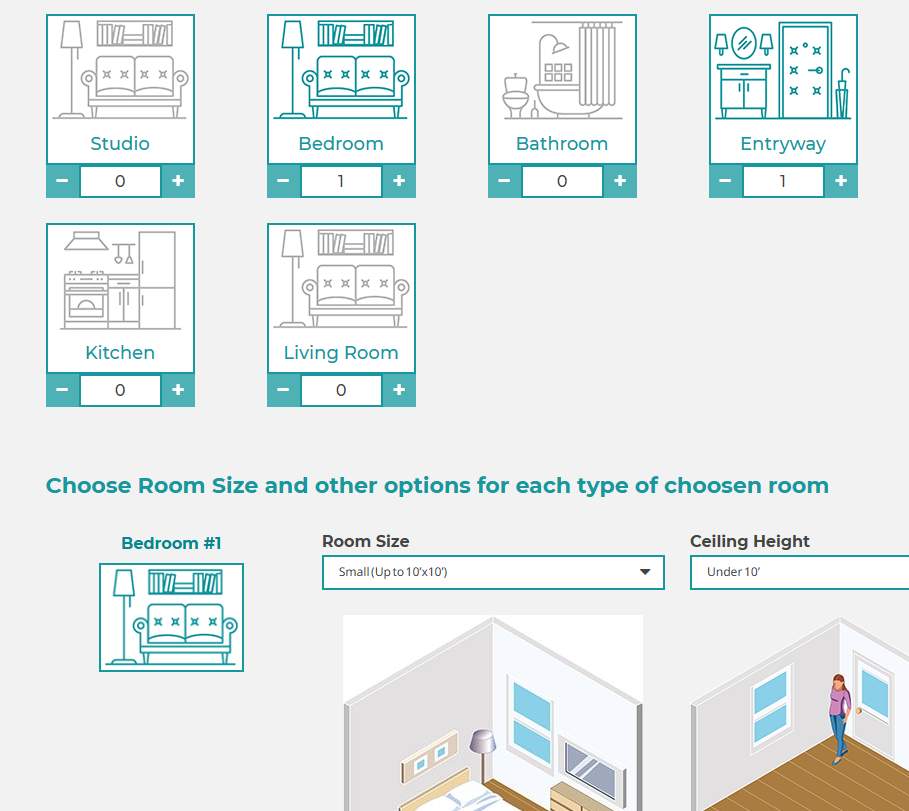 Paintman - NYC painting costs calculator