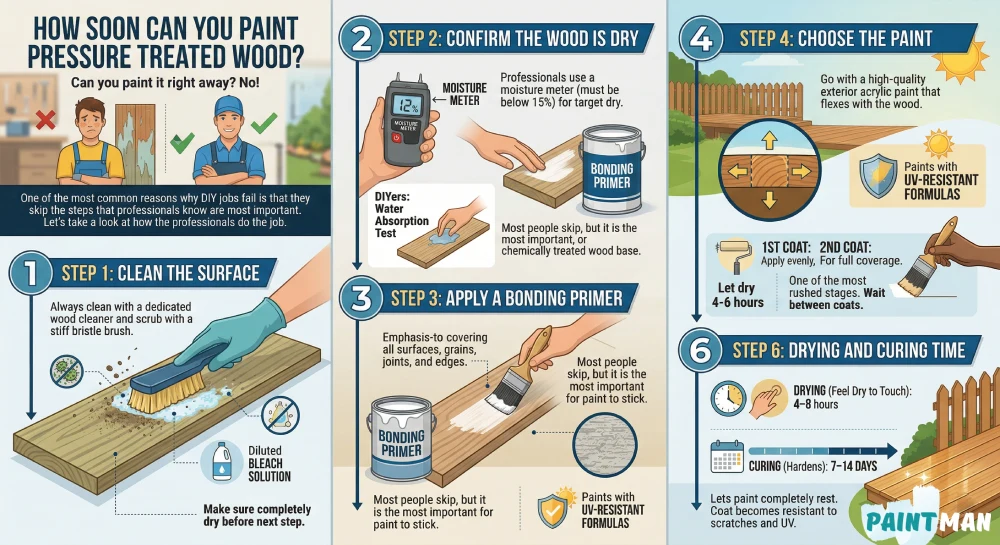 Why and How to Paint Pressure Treated Wood