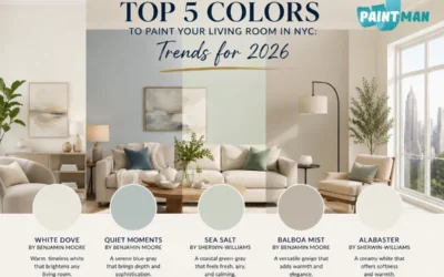 Top 5 colors to paint your living room in NYC: Trends for 2026